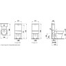 Комплект LAUFEN VAL 2428.1.000.000.1 Унитаз напольный+8.2928.1.000.871.1+8.9428.1.000.000.1 8.2428.1+2928.1+9428.1